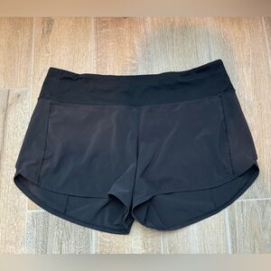 Lululemon size 12 Speed up Shorts Black